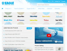 Tablet Screenshot of eagleabrasives.com